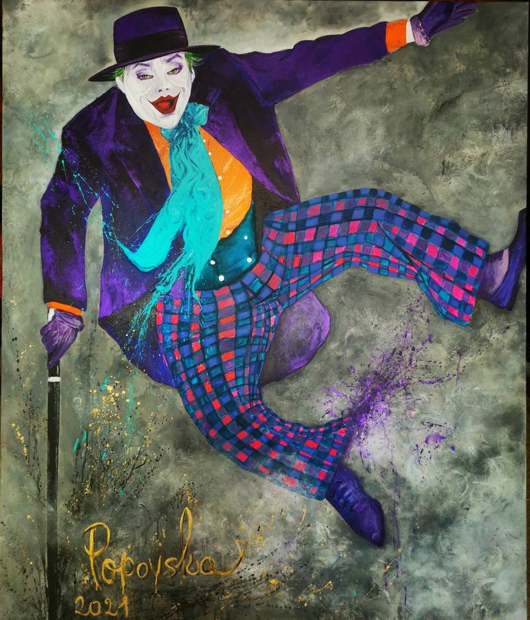 Mr. Joker Painting by Elena Popovska