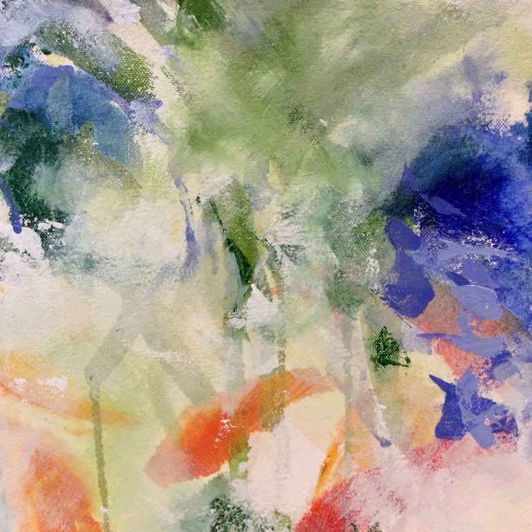 Original Impressionism Floral Painting by Amanda Pellatt