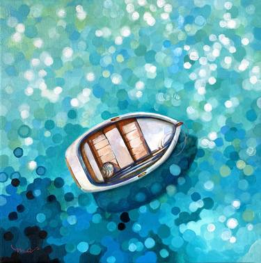 Original Boat Paintings by Nadia Lysakowska