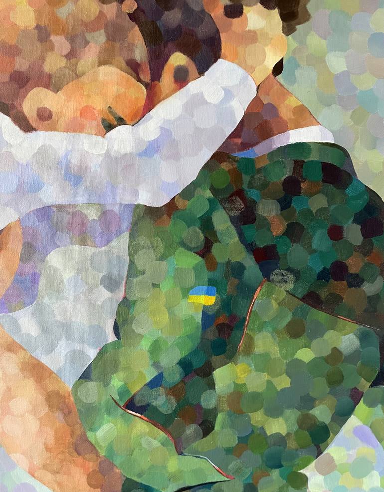 Original Abstract People Painting by Ada Chini