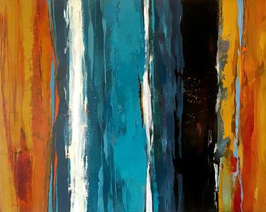 Original Expressionism Abstract Paintings by Nadia Lysakowska