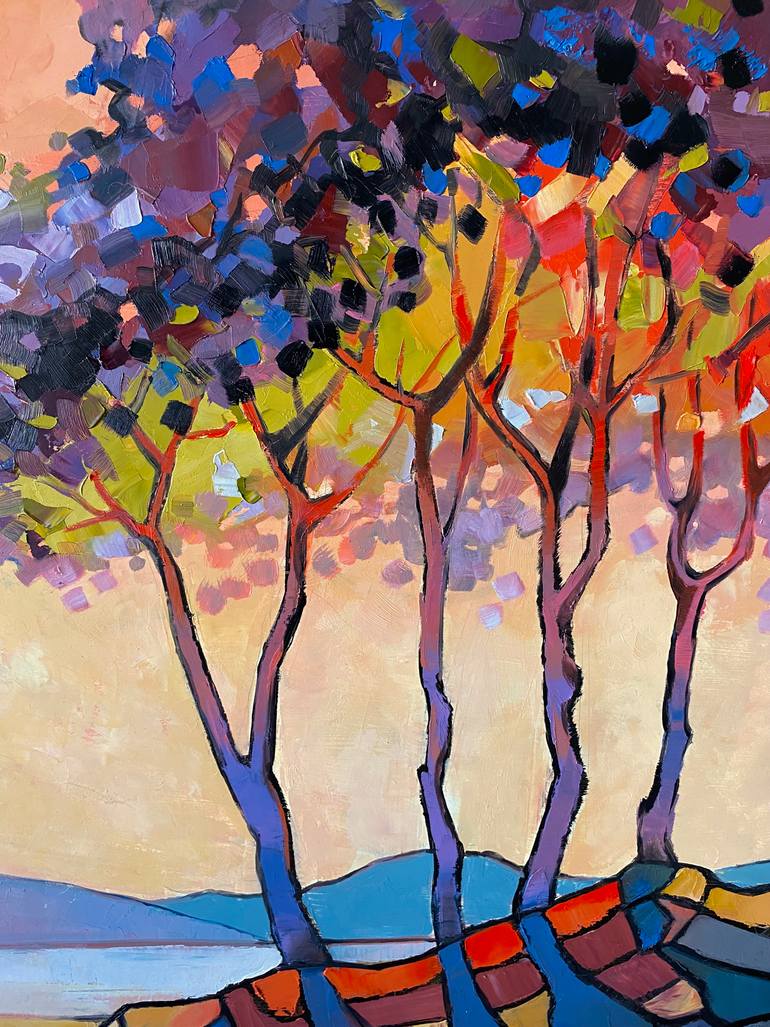 Original Expressionism Landscape Painting by Ada Chini