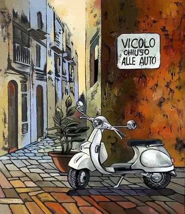 Original Motorcycle Paintings by Nadia Lysakowska