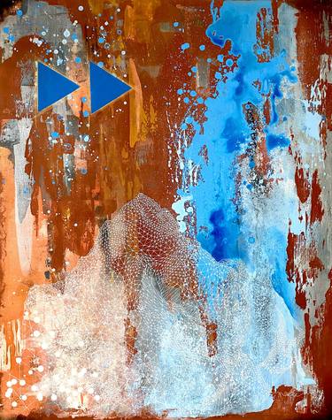 Original Abstract Expressionism Abstract Paintings by Nadia Lysakowska