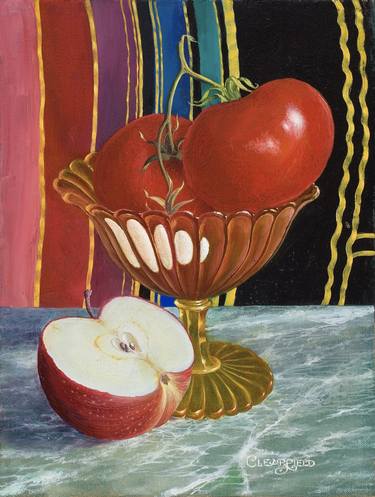 Apple and Tomatoes in a Goblet thumb