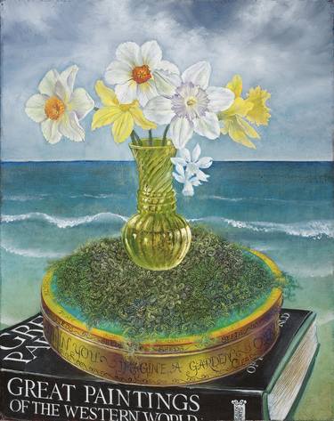 Original Fine Art Still Life Paintings by Rachel Clearfield