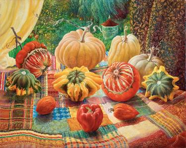 Original Fine Art Still Life Paintings by Rachel Clearfield