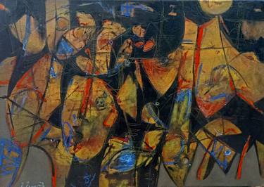 Original Abstract Expressionism Abstract Paintings by Edgar Edaryan