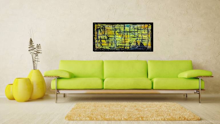 Original Abstract Expressionism Abstract Painting by Pictura Ionf