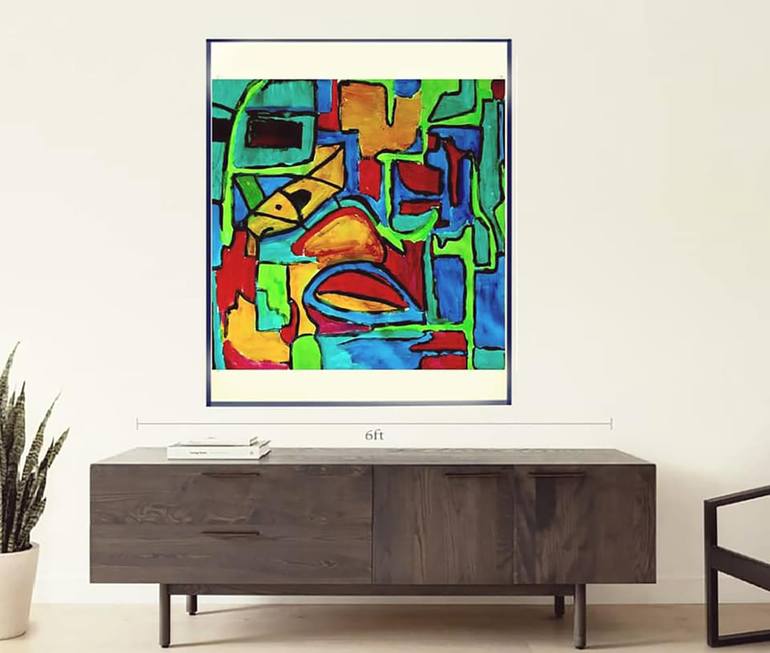 Original Abstract Painting by Pictura Ionf