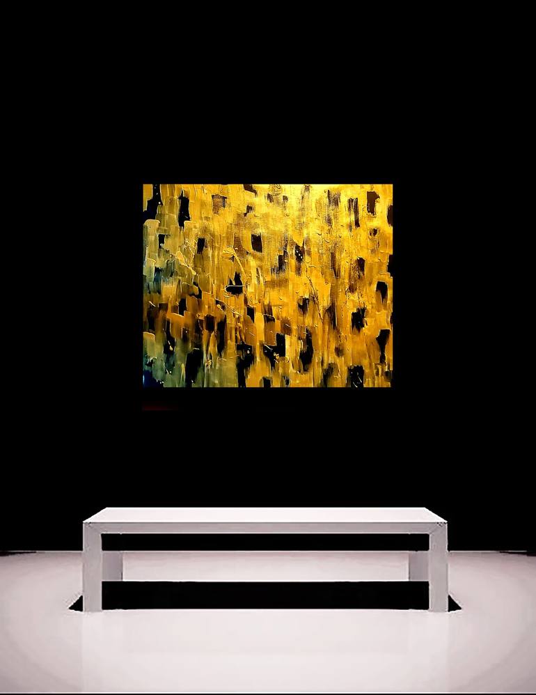 Original Abstract Expressionism Abstract Painting by Pictura Ionf