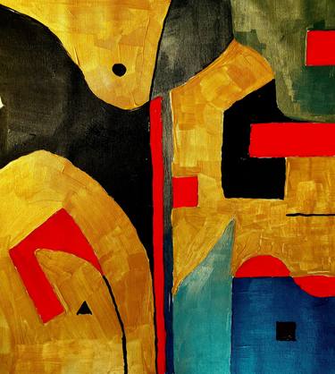 Original Cubism Abstract Paintings by Pictura Ionf