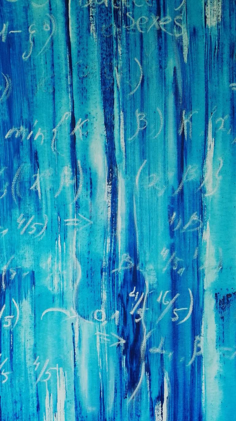 Original Abstract Expressionism Science/Technology Painting by Anastasia Vasilyeva