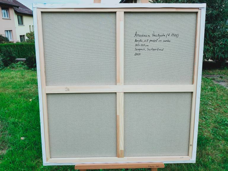 Original Conceptual Science/Technology Painting by Anastasia Vasilyeva