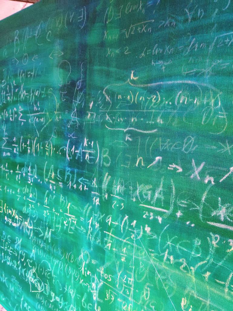 Original Conceptual Science/Technology Painting by Anastasia Vasilyeva