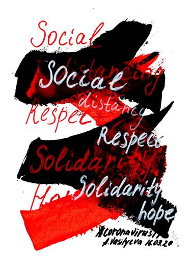 16.03.2020 - Social distancing, Respect, Solidarity. COVID-19 Documentary art. thumb