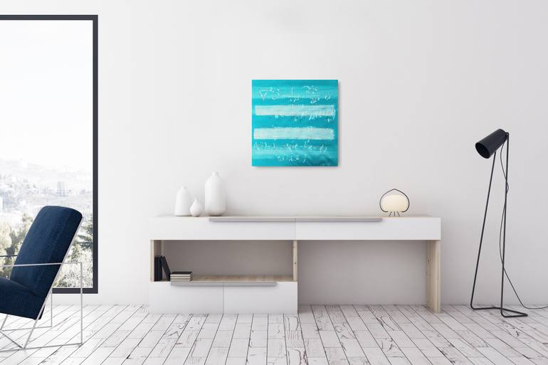 Original Abstract Water Painting by Anastasia Vasilyeva