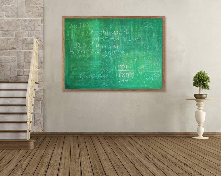 Original Abstract Science/Technology Painting by Anastasia Vasilyeva