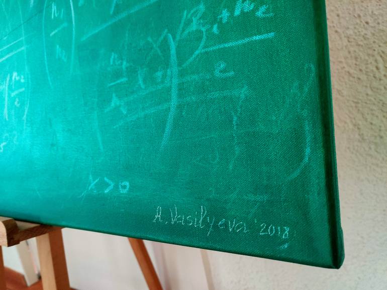 Original Abstract Science/Technology Painting by Anastasia Vasilyeva