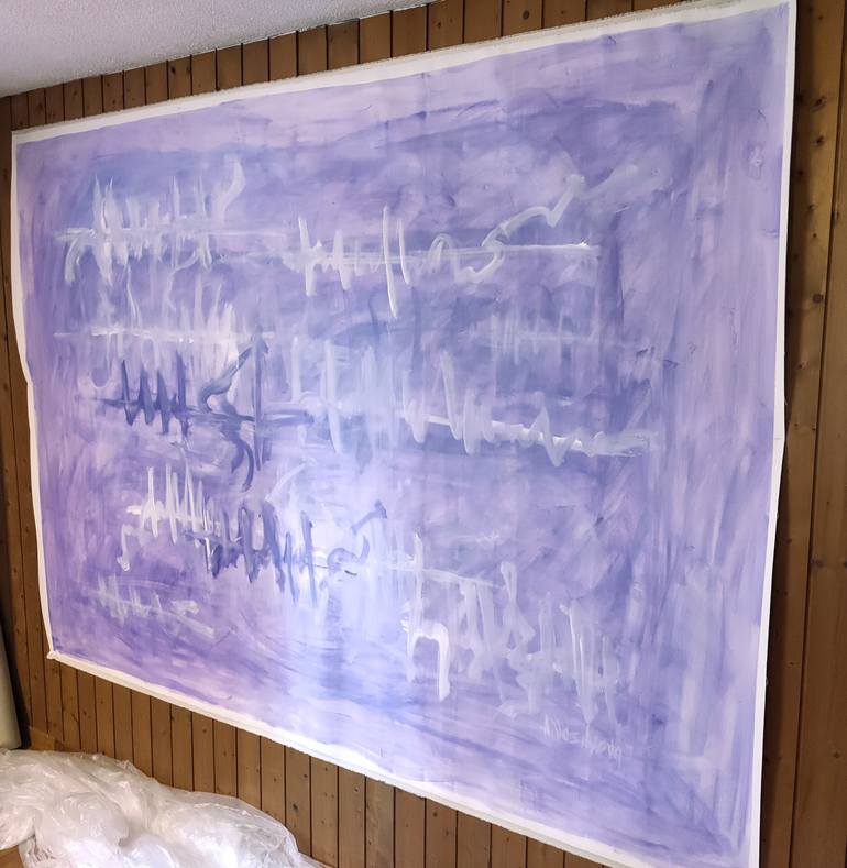 Original Abstract Expressionism Abstract Painting by Anastasia Vasilyeva