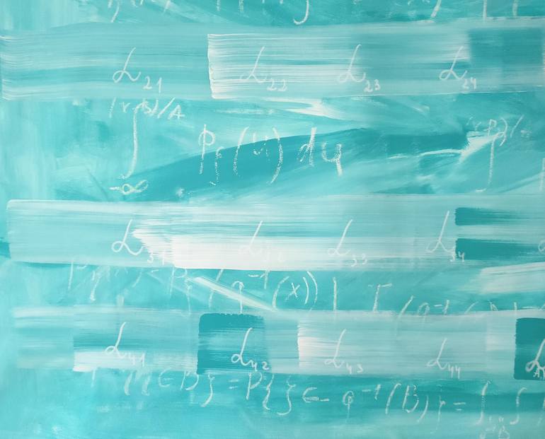 Original Conceptual Abstract Painting by Anastasia Vasilyeva