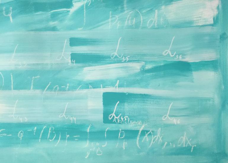 Original Conceptual Abstract Painting by Anastasia Vasilyeva