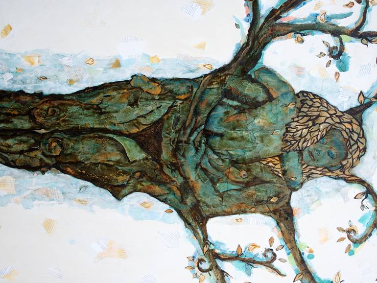Original Figurative Landscape Painting by Raquel Moron