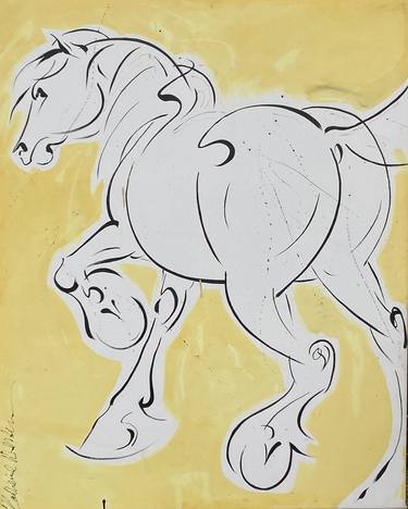 Print of Figurative Horse Drawings by Katherine Webster