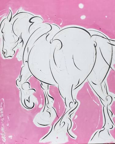 Print of Expressionism Horse Paintings by Katherine Webster
