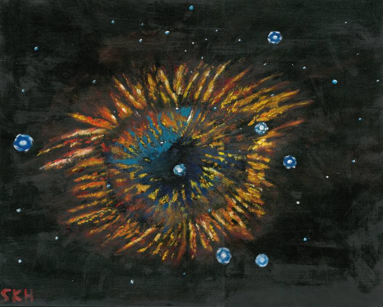 The Eye of God Painting by Shukhrat Khannanov | Saatchi Art