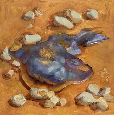 Original Classicism Beach Painting by Viktoriia Udalova