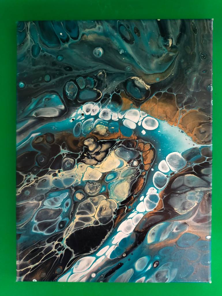 Original Conceptual Abstract Painting by Jacob Green
