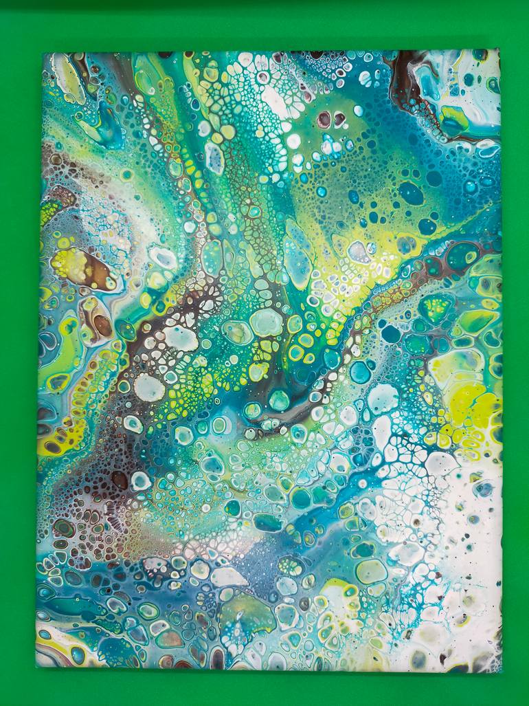 Original Abstract Expressionism Abstract Painting by Jacob Green