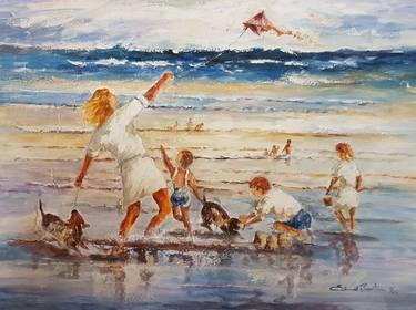 Children at the Beach thumb