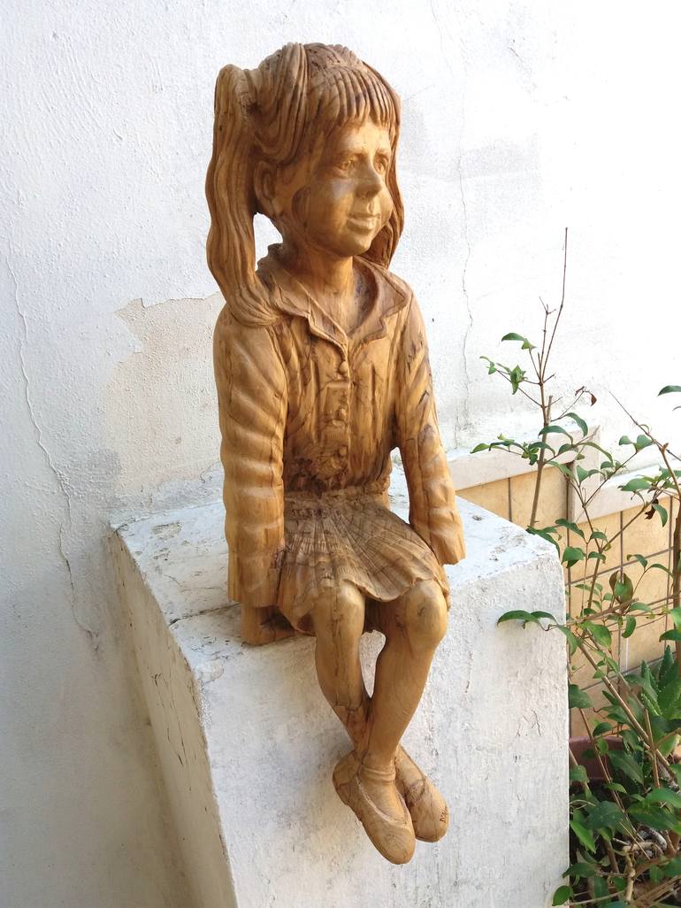Original Figurative Kids Sculpture by Antonio D'abramo