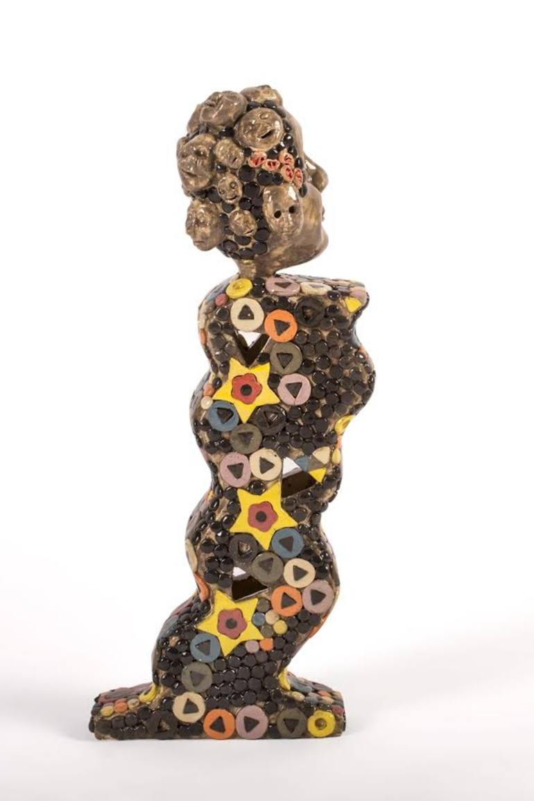 Original Abstract People Sculpture by Luba Yampolsky