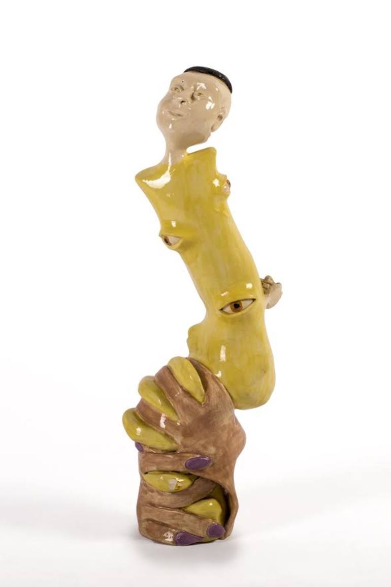 Original Abstract People Sculpture by Luba Yampolsky