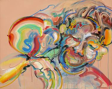 Original Expressionism Abstract Paintings by Jiyoung Hong