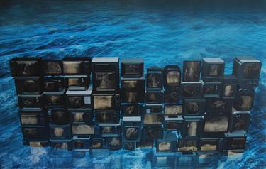 Original Abstract Beach Paintings by Jiyoung Hong