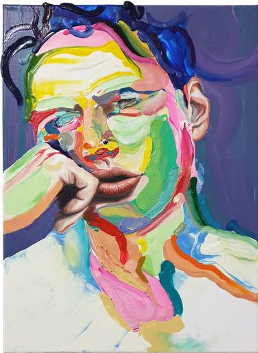 Original Expressionism Portrait Paintings by Jiyoung Hong