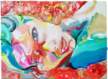 Original Fine Art Abstract Paintings by Jiyoung Hong