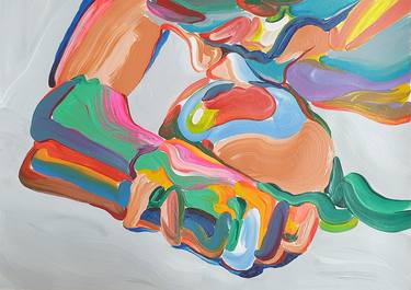 Saatchi Art Artist Jiyoung Hong; Painting, “Epidermis World: Love 9” #art