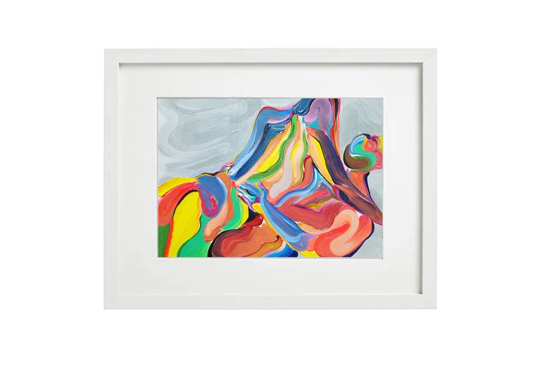 Original Abstract Body Painting by Jiyoung Hong