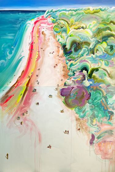 Original Abstract Landscape Paintings by Jiyoung Hong