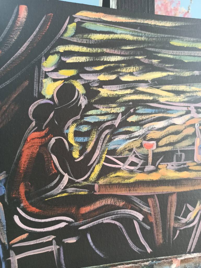 Original Fauvism Women Painting by Shaliko Saghatelyan