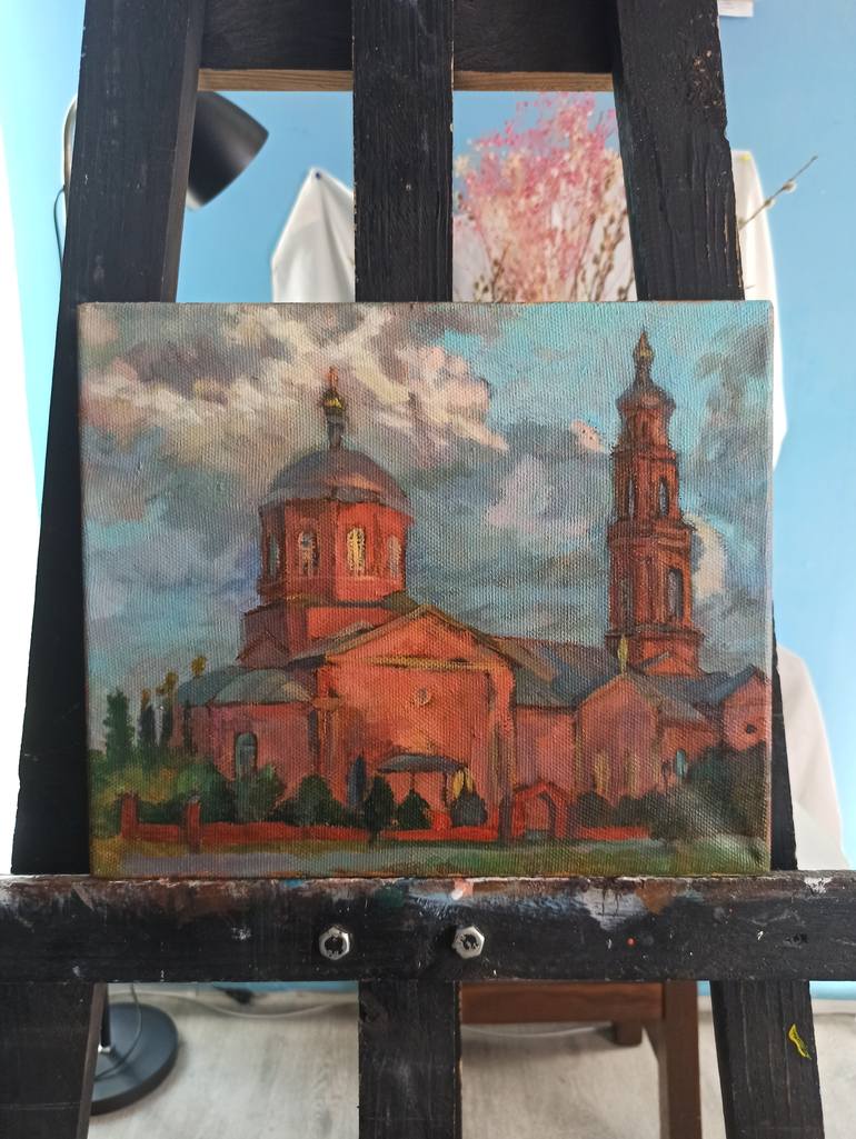 Original Realism Architecture Painting by Shaliko Sagatelyan