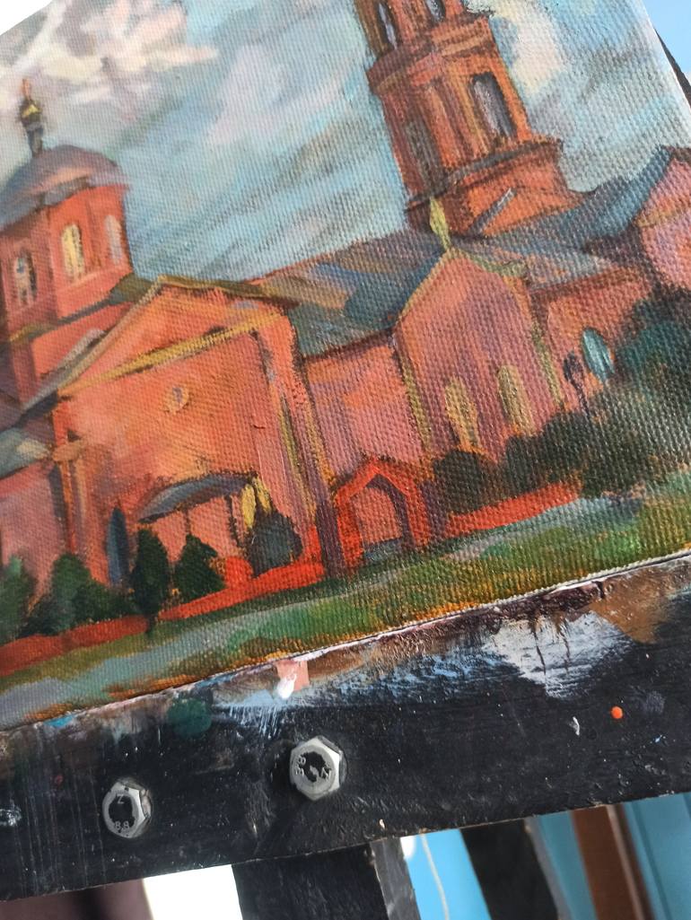 Original Realism Architecture Painting by Shaliko Sagatelyan