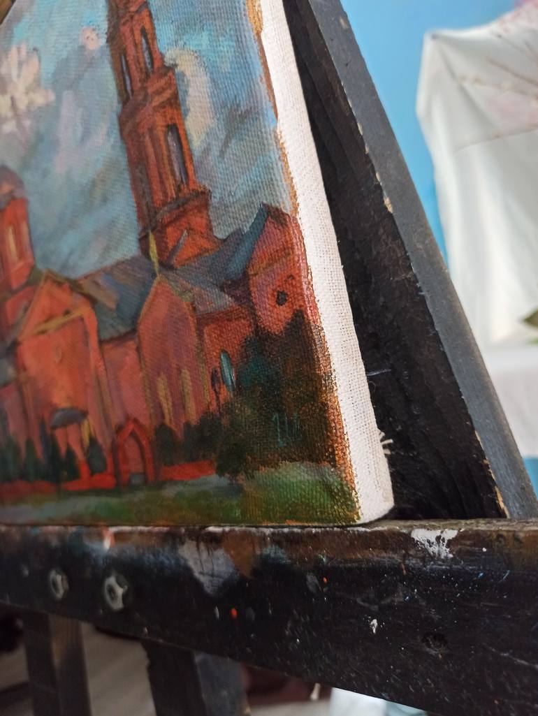 Original Realism Architecture Painting by Shaliko Sagatelyan
