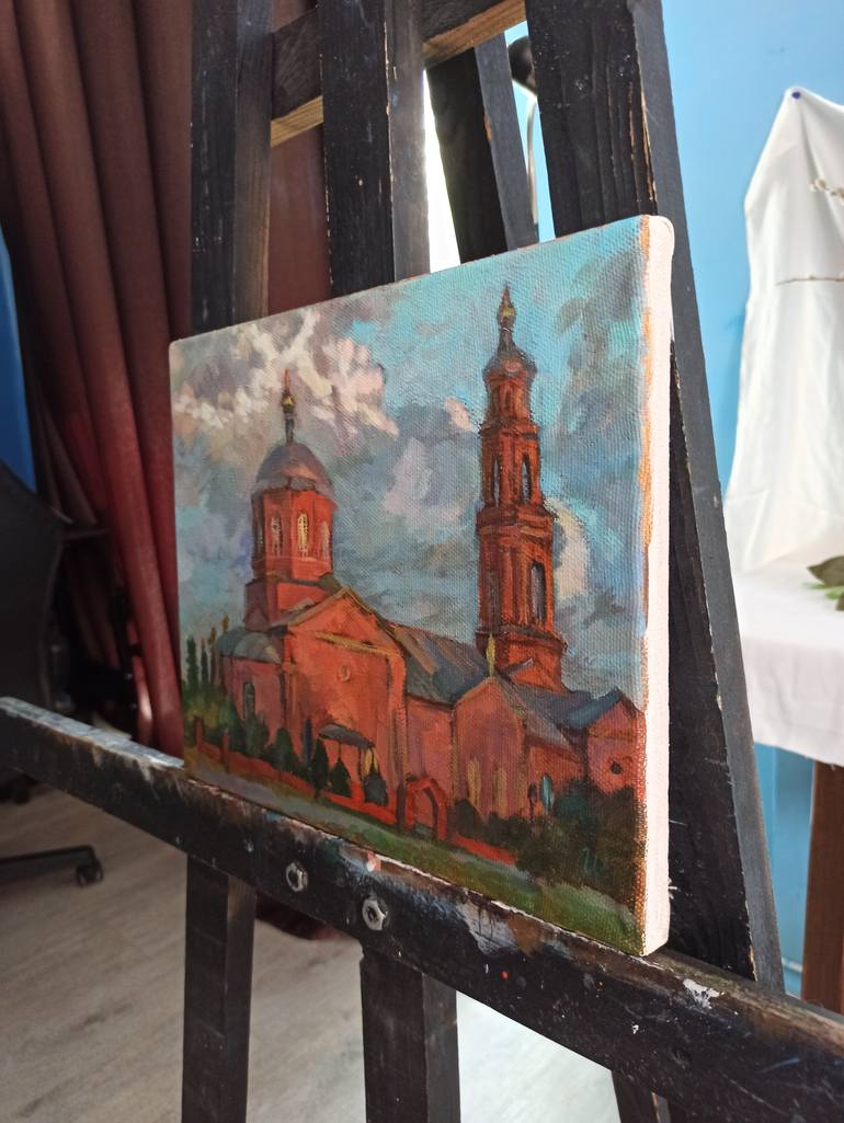 Original Realism Architecture Painting by Shaliko Sagatelyan