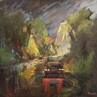 Original Fine Art Car Paintings by Shaliko Sagatelyan